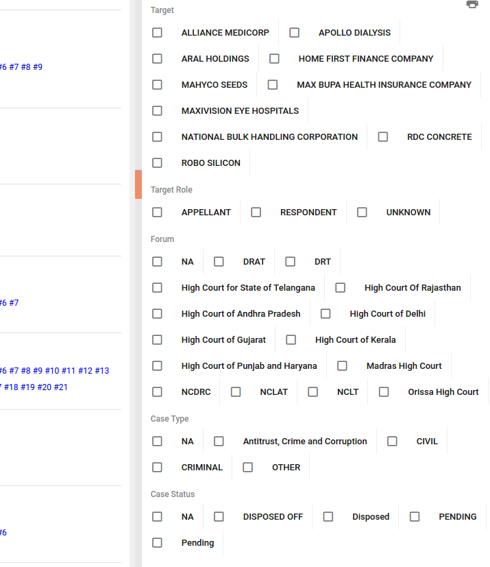 Explore a wide range of filters available to slice and dice data