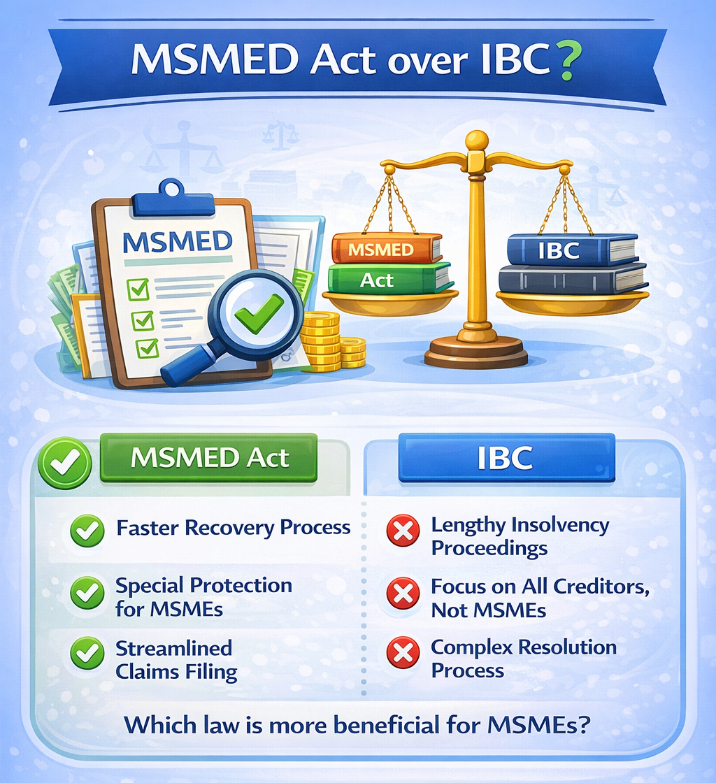 MSMED Act over IBC MSMED Act over IBC