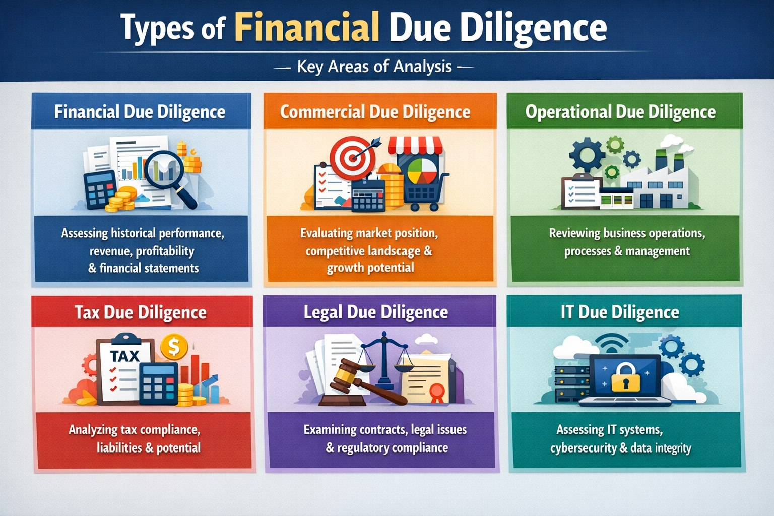 Types of Financial Due Diligence