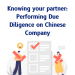 due diligence on chinese company