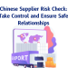 chinese supplier risk check