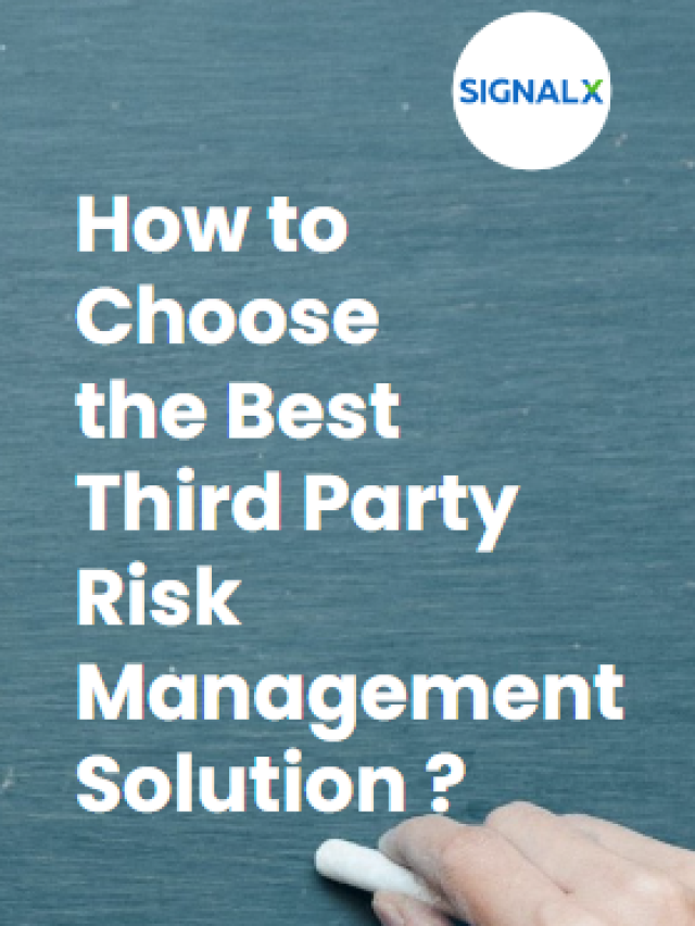 How to choose the best TPRM Solution ?