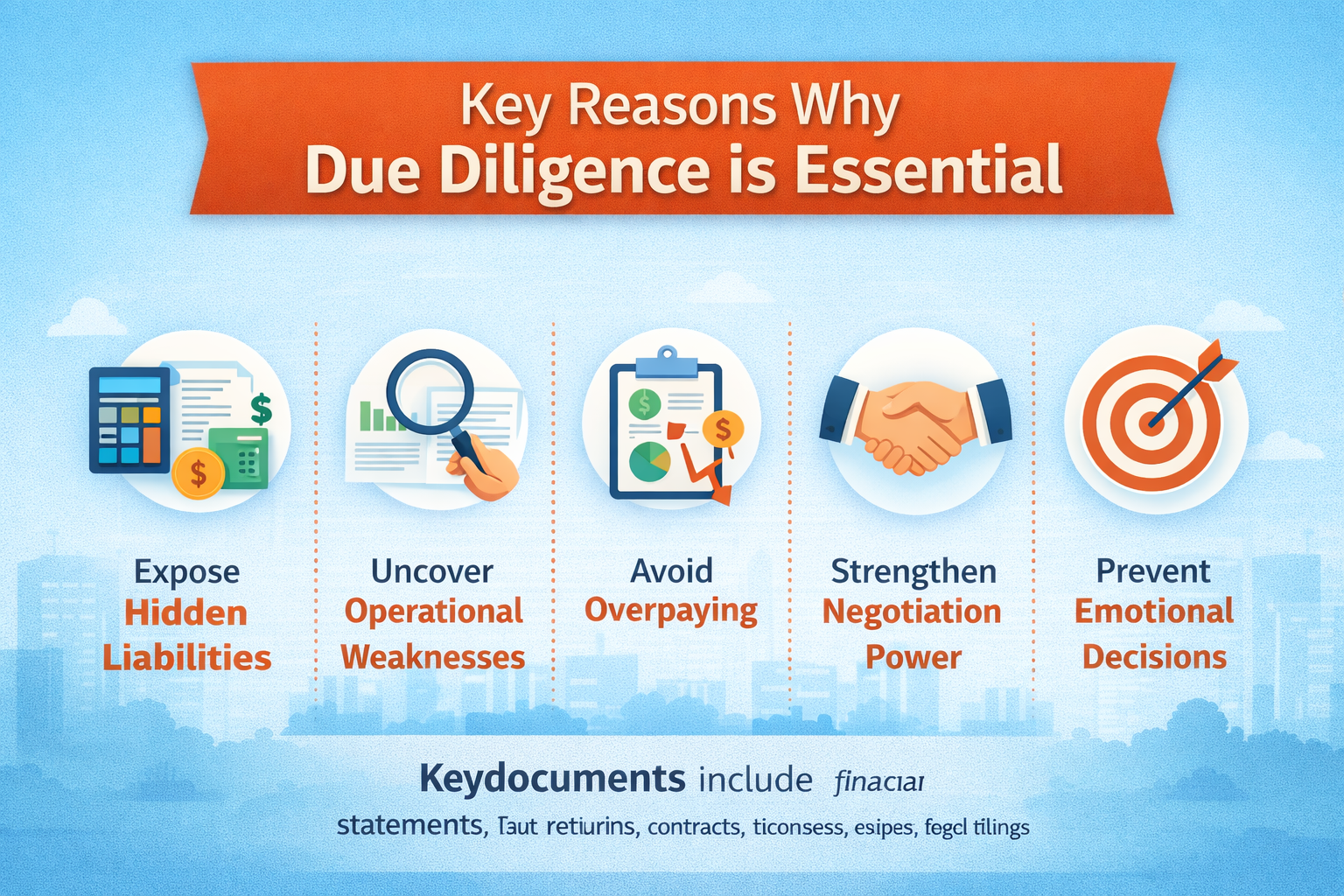 Key reasons why due diligence is essential Key reasons why due diligence is essential