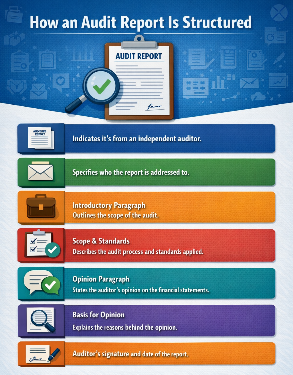 How an Audit Report Is Structured