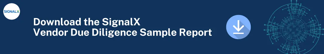 Vendor Due Diligence Checklist Vendor Due Diligence Checklist
