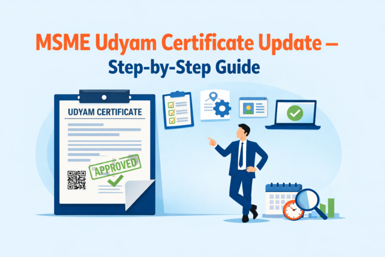 MSME Udyam Certificate Update – Step-by-Step Guide (2026) - SignalX