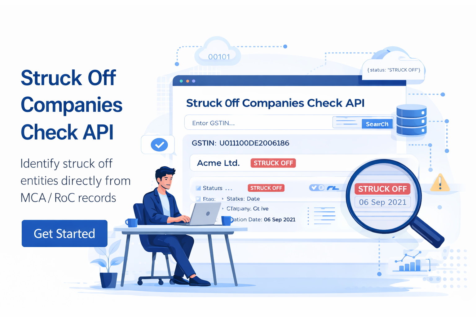 Struck off companies verification API