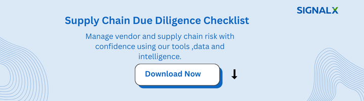 Supply Chain Due Diligence Checklist