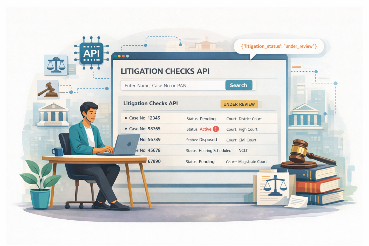 Litigations Checks API
