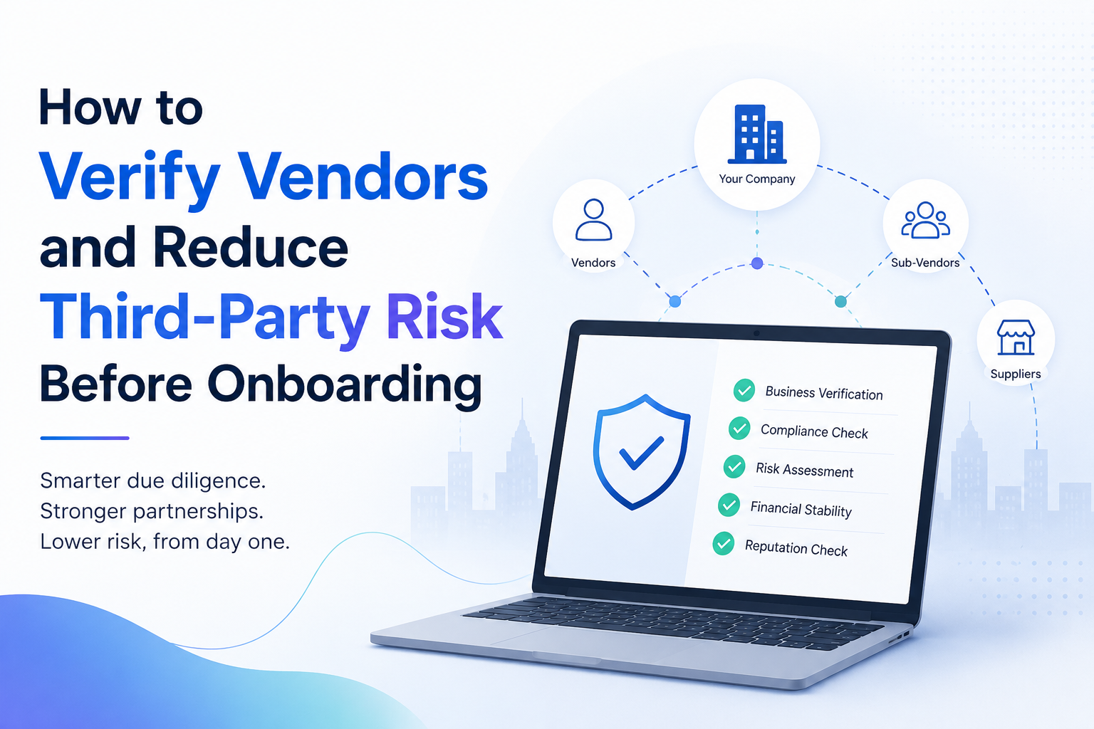 How to verify vendors and reduce third party risk before onboarding