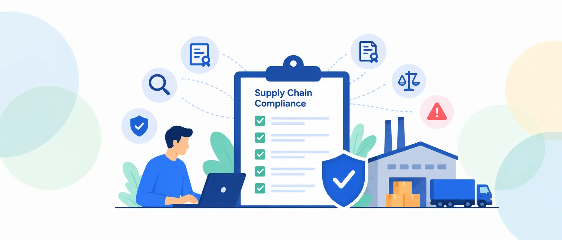 Supply chain compliance software for managing supplier compliance and risk